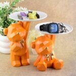 Cool Taddy Bear Showpiece for Home Decorative Showpiece  Taddy Bear with Paltter Statue for Home Decor Showpiece  Home Kitchen Decor  Office Decorative Item -3